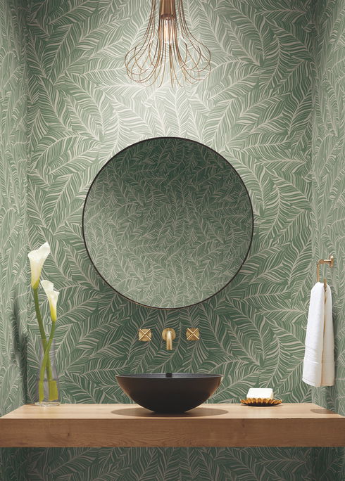 Rainforest Canopy Green Wallpaper