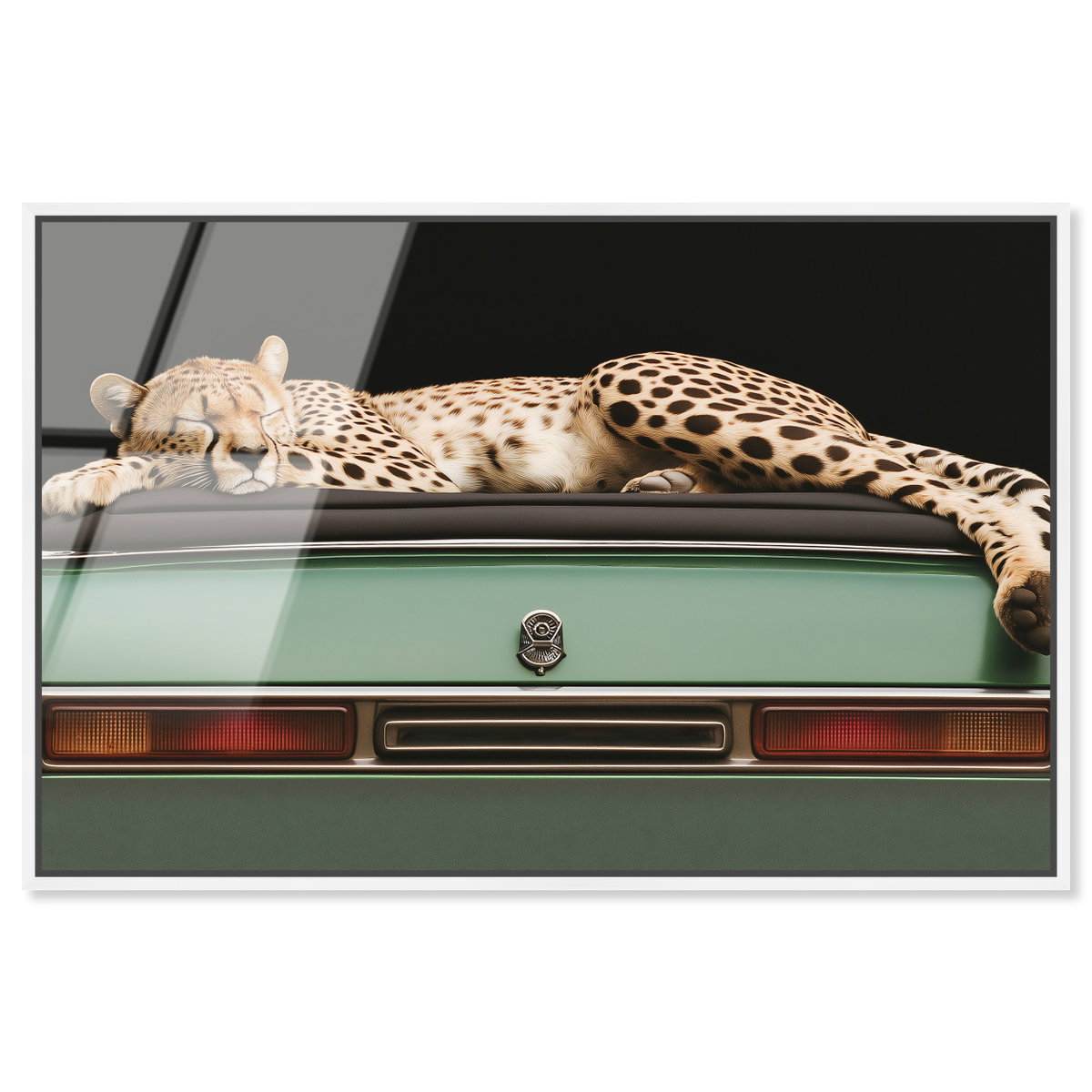 Sleepy Cadi Cheetah (No Embellishment), Art by Oliver Gal,  30x20 View 1