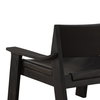 Osorio Occasional Chair Black, Accent Chair by Dovetail, 31.33" width x 28.14" height x 34.17" depth thumbnail 6
