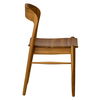 Ingrid Side Chair in Teak, Dining Chair by Woven, 21.75" width x 31" height x 23" depth thumbnail 3