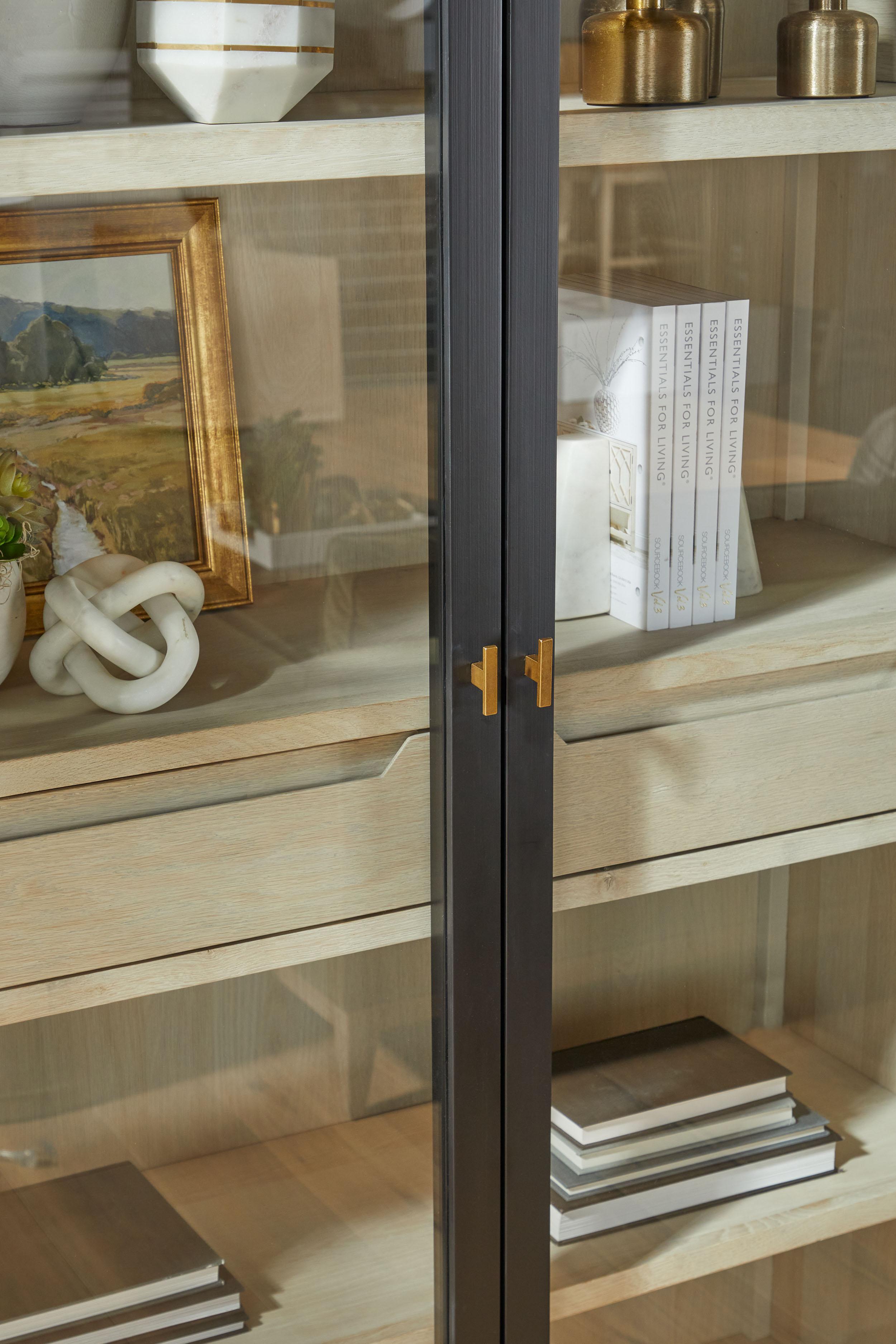 Toulouse Display Cabinet, Shelving & Bookcase by Essentials for Living, 47.5" width x 83" height x 17.75" depth View 18