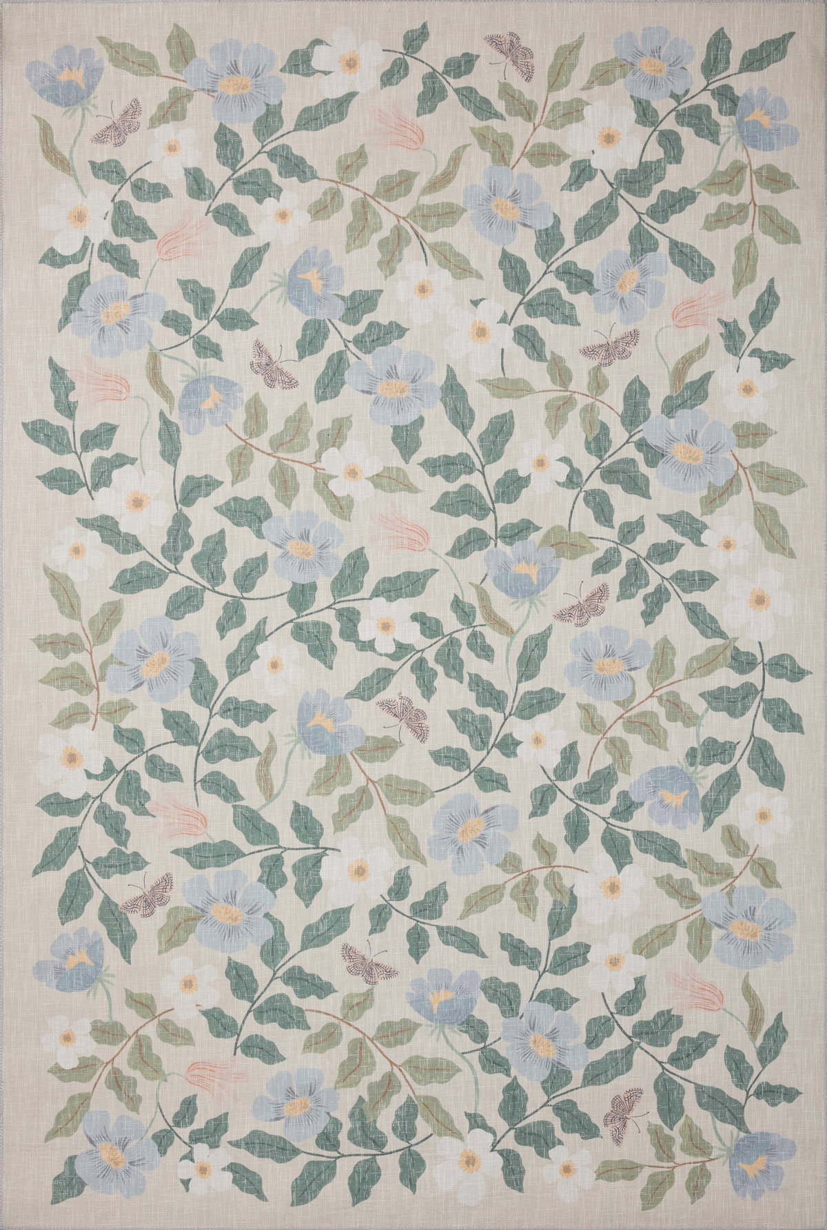 Rifle Paper Co. x Loloi Cotswolds Rug, 7'6" length x 9'6" width View 1