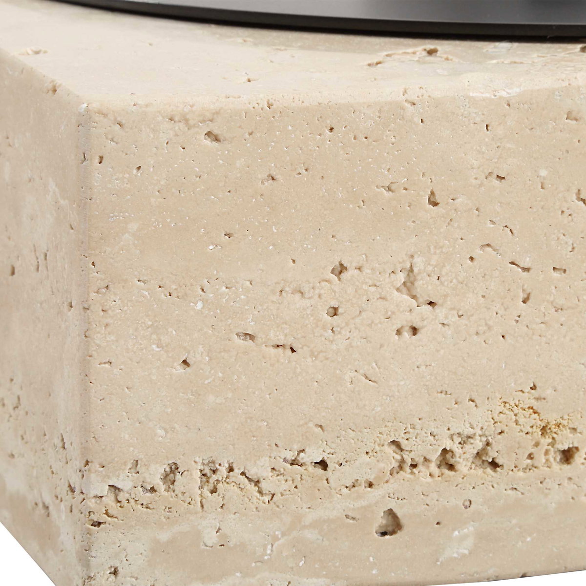 Natural Luxe Travertine Box, Boxe by Uttermost, 10" width x 4.5" height x 10" depth View 6