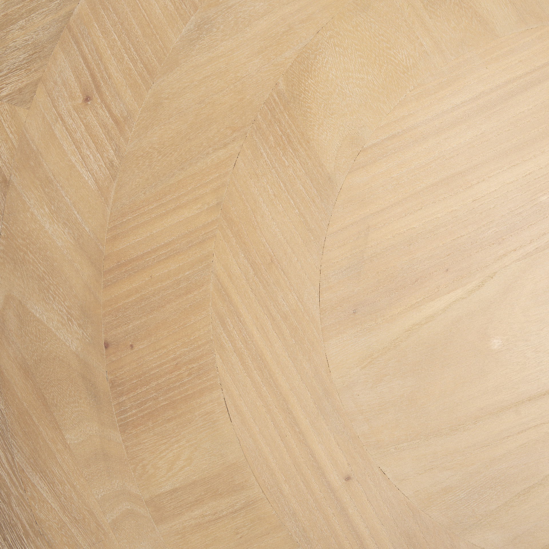 Taylin Light Brown Wood Round Coffee Table, by Mercana, 39" length x 39" width x 16.75" height View 3