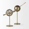 Atlas  Gold Metal Solar System Ornament, Decorative Object by Mercana, 15" length x 7" width x 16" height thumbnail 11