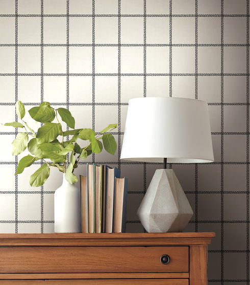Magnolia Home Sunday Best Black Peel & Stick Wallpaper