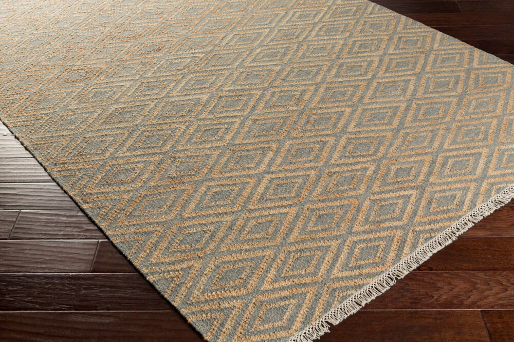 Laural Handmade Rug, by Surya, 1'6" length x 1'6" width