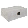 Lalique White Shagreen Box, Boxe by Uttermost, 12.87" width x 4.5" height x 9" depth thumbnail 3