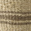Sivannah  (Set of 3) Light Brown and Medium Brown Striped Seagrass Round Basket, Bins & Basket by Mercana, 19.69" length x 19.69" width x 23.62" height thumbnail 7