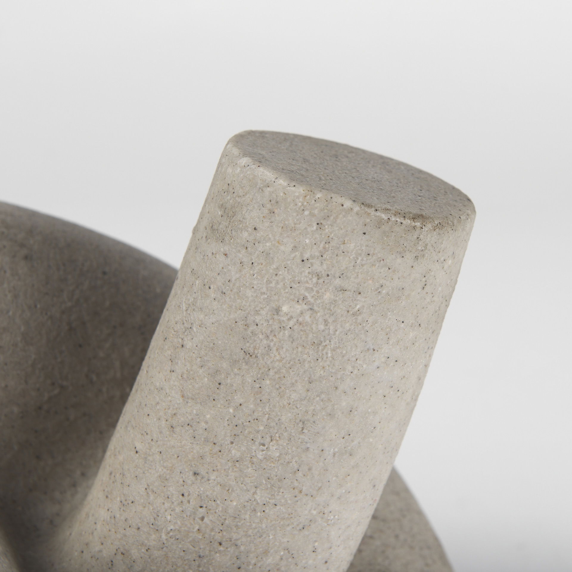 Otto  Sandstone Resin Large Knot Sculpture Decorative Object, by Mercana, 12.01" length x 10.47" width x 7.48" height View 7