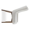 Potter Dining Chair Heather Beige, by Moe's Home, 21.7" width x 36" height x 26" depth thumbnail 3