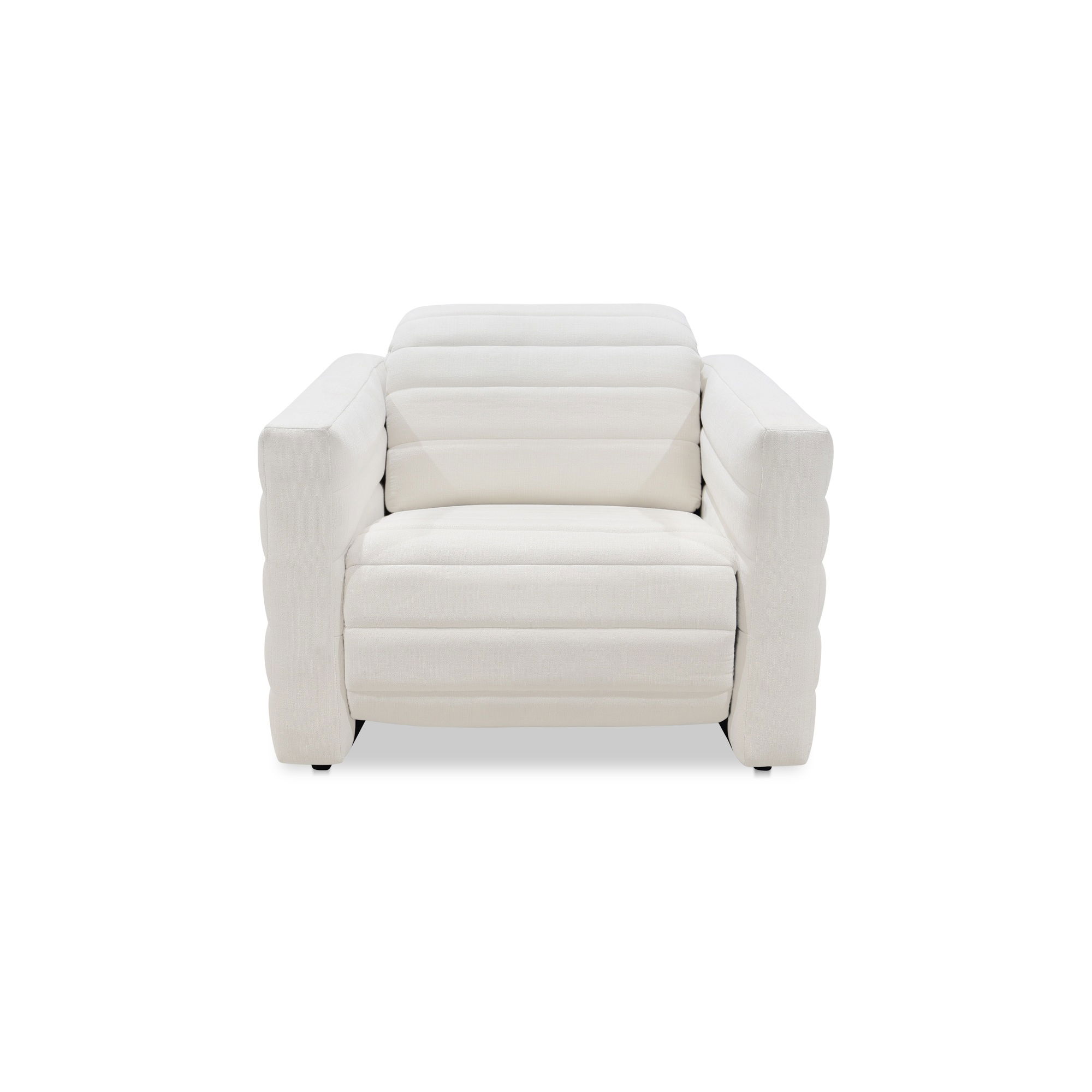 Juno Power Recliner Chair Off White, Accent Chair by Moe's Home, 40" width x 31.5" height x 42" depth View 1