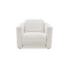 Juno Power Recliner Chair Off White, Accent Chair by Moe's Home, 40" width x 31.5" height x 42" depth thumbnail 1