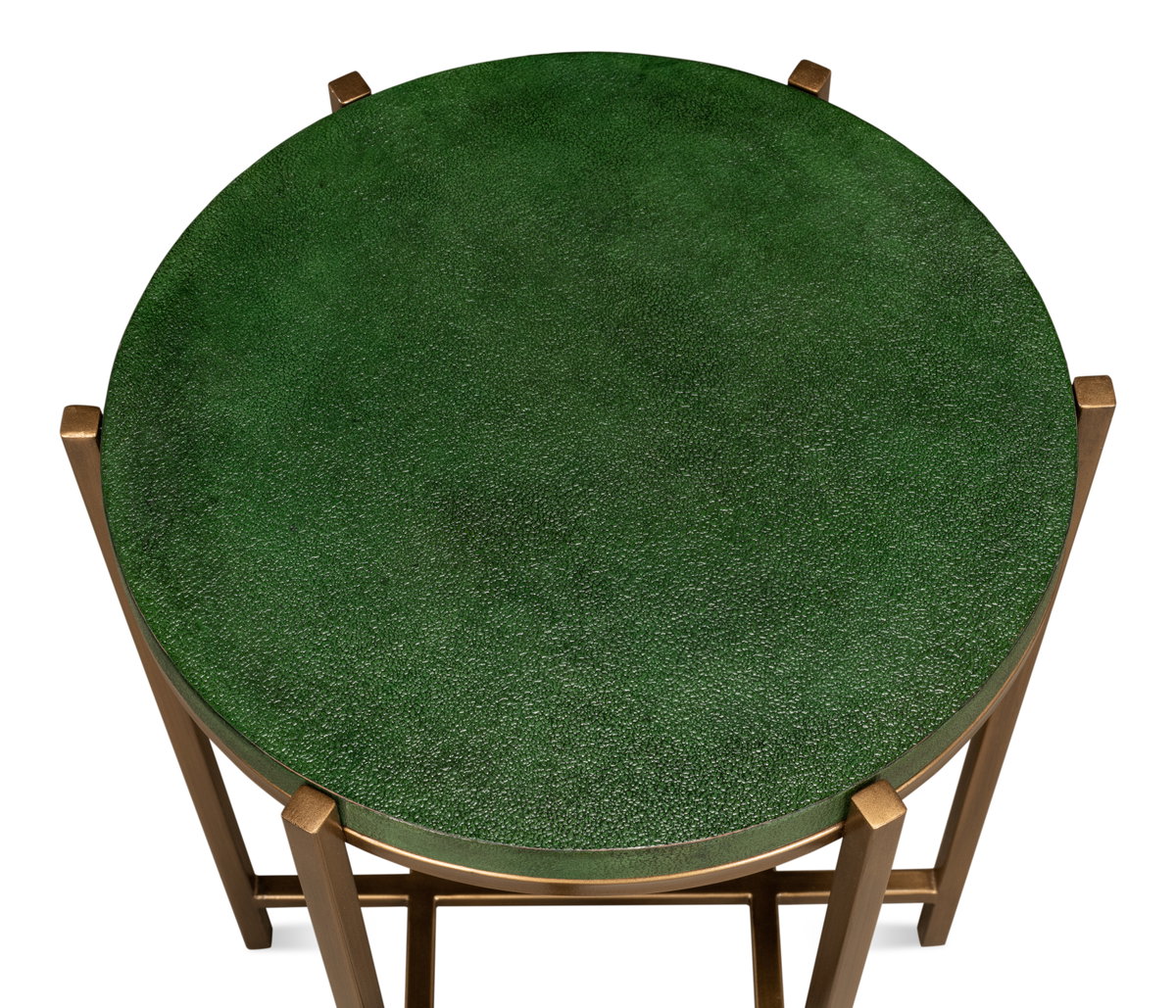 Hobart Side Table, by Sarreid, 1'4" length x 1'4" width x 1'9" height View 9