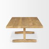Viktor 55'L Light Brown Solid Wood Coffee Table thumbnail 4