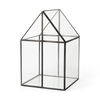 Sikes (Large) 10L x 10W x 16H Hut Terrarium with Glass Base, Boxe by Mercana, 10.04" length x 10.04" width x 16.14" height thumbnail 1