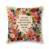 Rifle Paper Co. x Loloi Pillows Pillow, Decorative Pillow, 22" length x 22" width thumbnail 1