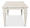 Teagan Dining Table, Antique White, by Sarreid, 85" length x 37" width x 30" height thumbnail 3