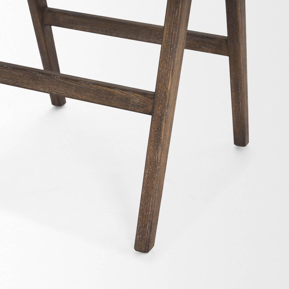 Indie Medium Brown Wood with Cane Bar Stool, Counter & Bar Stool by Mercana, 21.25" length x 21.5" width x 41.75" height View 10