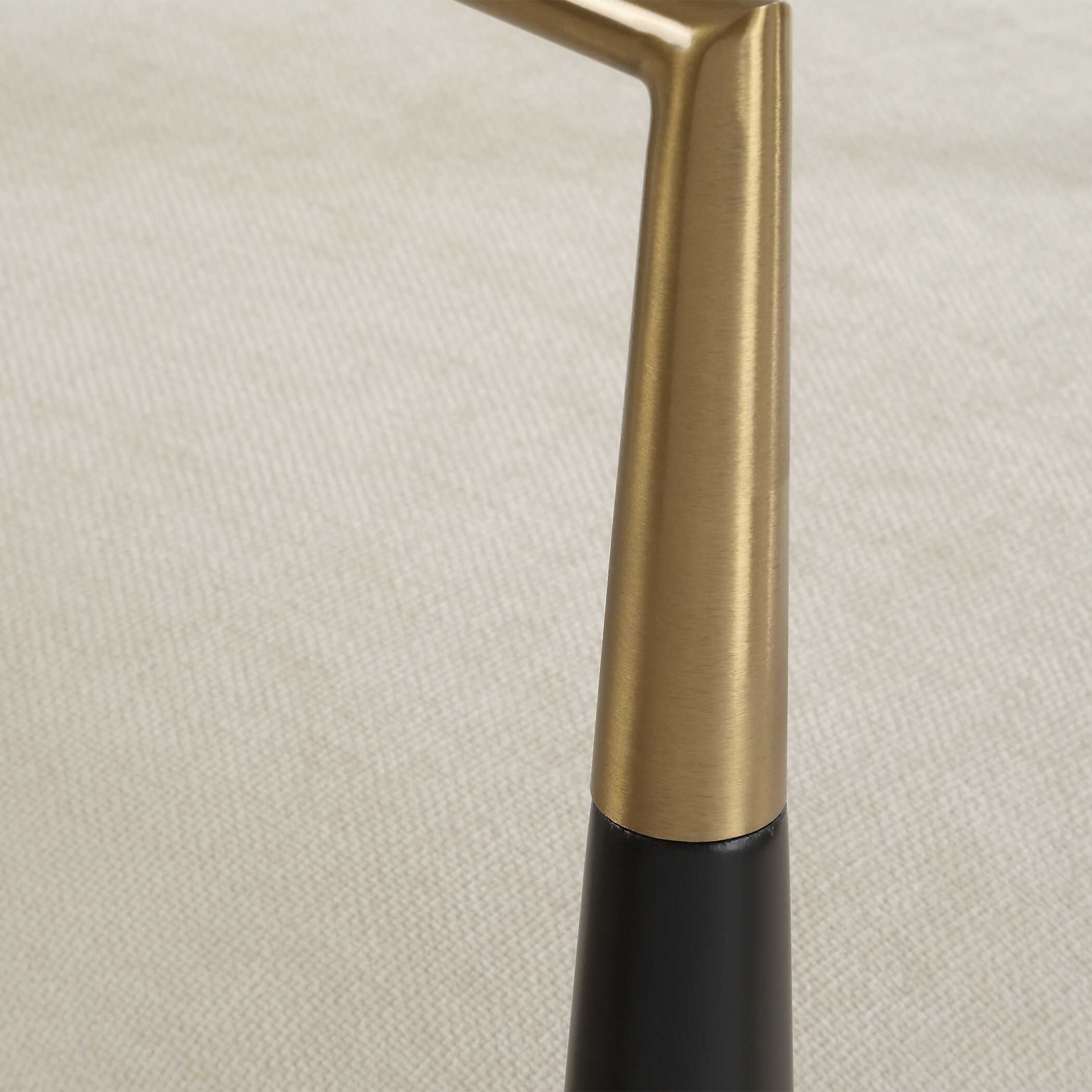 Moxie White Counter Stool, Furniture by Uttermost, 21.5" width x 36.5" height x 22.5" depth View 8