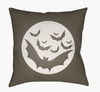 Boo Accent Pillow, Decorative Pillow by Surya, 18" length x 18" width thumbnail