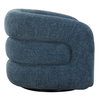 Junie Blue Swivel Barrel Chair, Accent Chair by Uttermost, 34.5" width x 29" height x 33" depth thumbnail 8