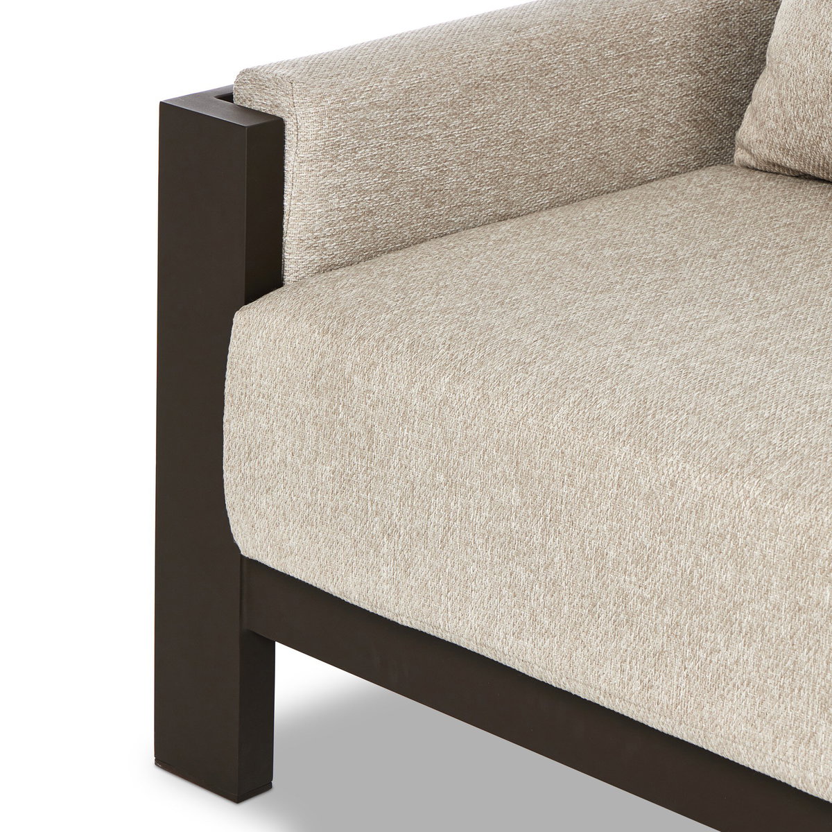 Chapman Outdoor Metal Sofa-106', Outdoor Sofa by Four Hands, 8'10" width x 2'8" height x 3'1" depth View 13