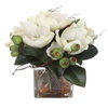 Dobbins Magnolia Bouquet, Artificial Plants & Flower by Uttermost, 15.75" width x 15.75" height x 13.5" depth thumbnail 5