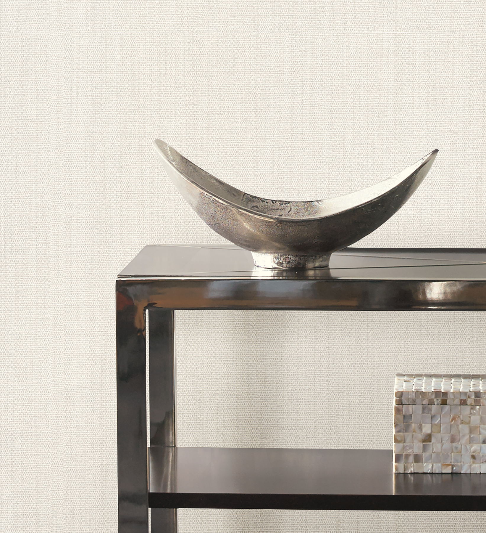 Sofia Weave Cream Wallpaper large image 