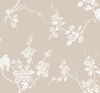 Imperial Blossoms Branch Taupe Wallpaper thumbnail 0