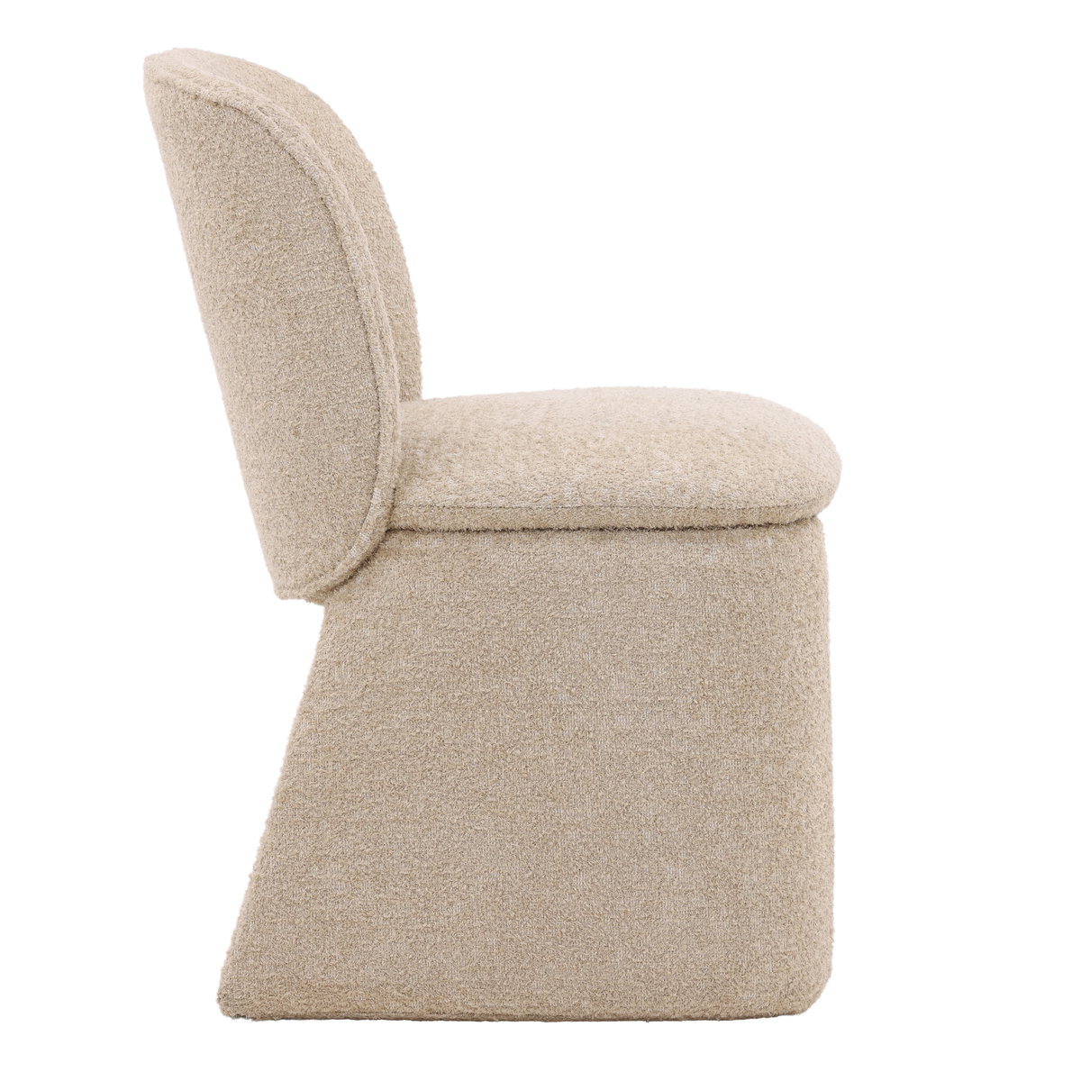 Kurt Dining Chair Sand, by Dovetail, 21.25" width x 32.5" height x 23" depth View 3
