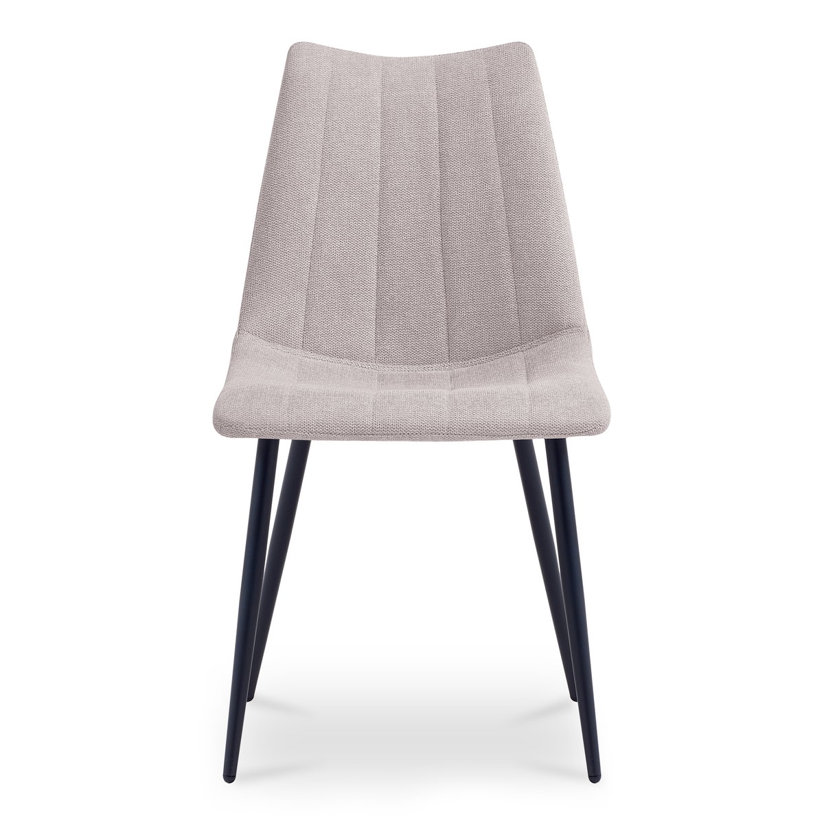 Alibi Dining Chair Beige-set Of Two, by Moe's Home, 18" width x 33" height x 20" depth View 4