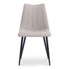 Alibi Dining Chair Beige-set Of Two, by Moe's Home, 18" width x 33" height x 20" depth thumbnail 4