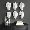 Self-Portrait White Mask Wall Decor, Set/6 thumbnail 1