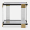 Bendena Modern Side Table, Side & End Table by Uttermost, 25" width x 24" height x 15.5" depth thumbnail 1