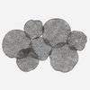 Ripley Metal Leaf Wall Art, by Uttermost, 3'11" width x 2'7" height x 3" depth thumbnail 1