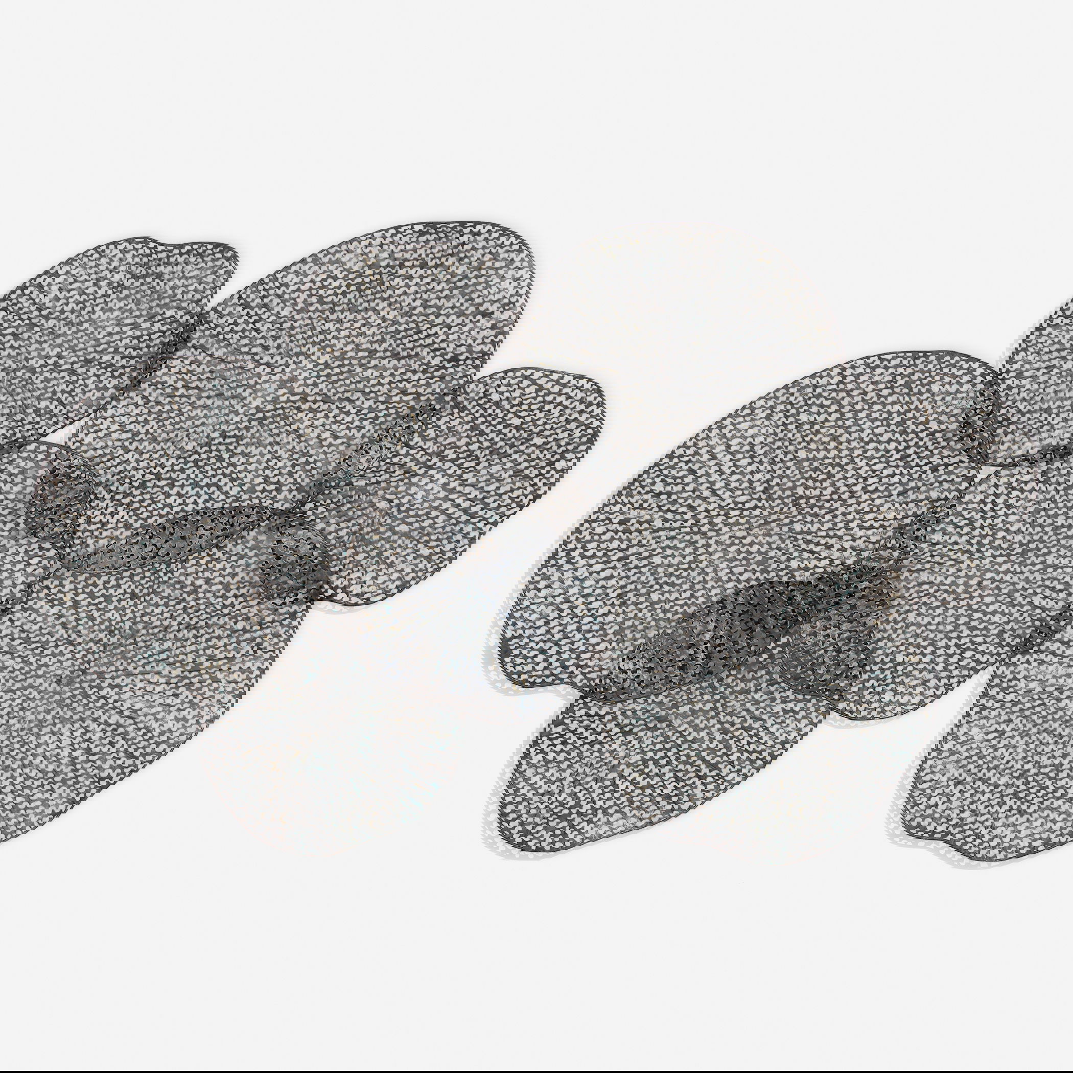 Ripley Metal Leaf Wall Art large image 