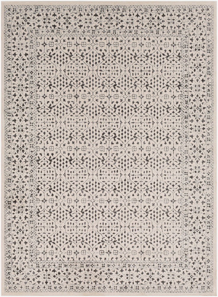 Bahar Machine Woven Rug, by Surya, 7'2.61" length x 5'2.99" width