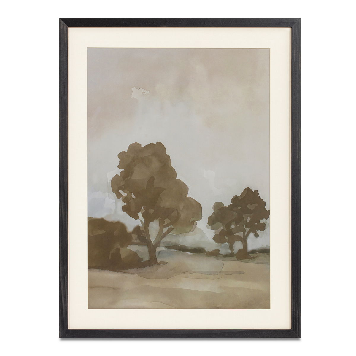 Ash Framed Print, Painting by Moe's Home, 21" width x 28" height x 1.53" depth View 1