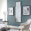 Adelasia Antiqued Gold Mirror, by Uttermost, 2' width x 5'8.62" height x 1" depth thumbnail 2