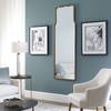 Adelasia Antiqued Gold Mirror, by Uttermost, 24" width x 68.62" height x 1" depth thumbnail 2