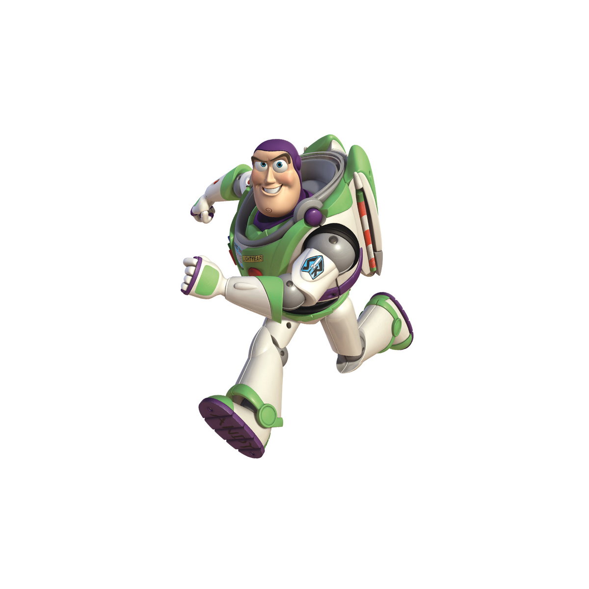 Toy Story Buzz Giant Peel & Stick Wall Decal, by York Wall, 3'3.6" length x 1'6" width x 0.02" depth