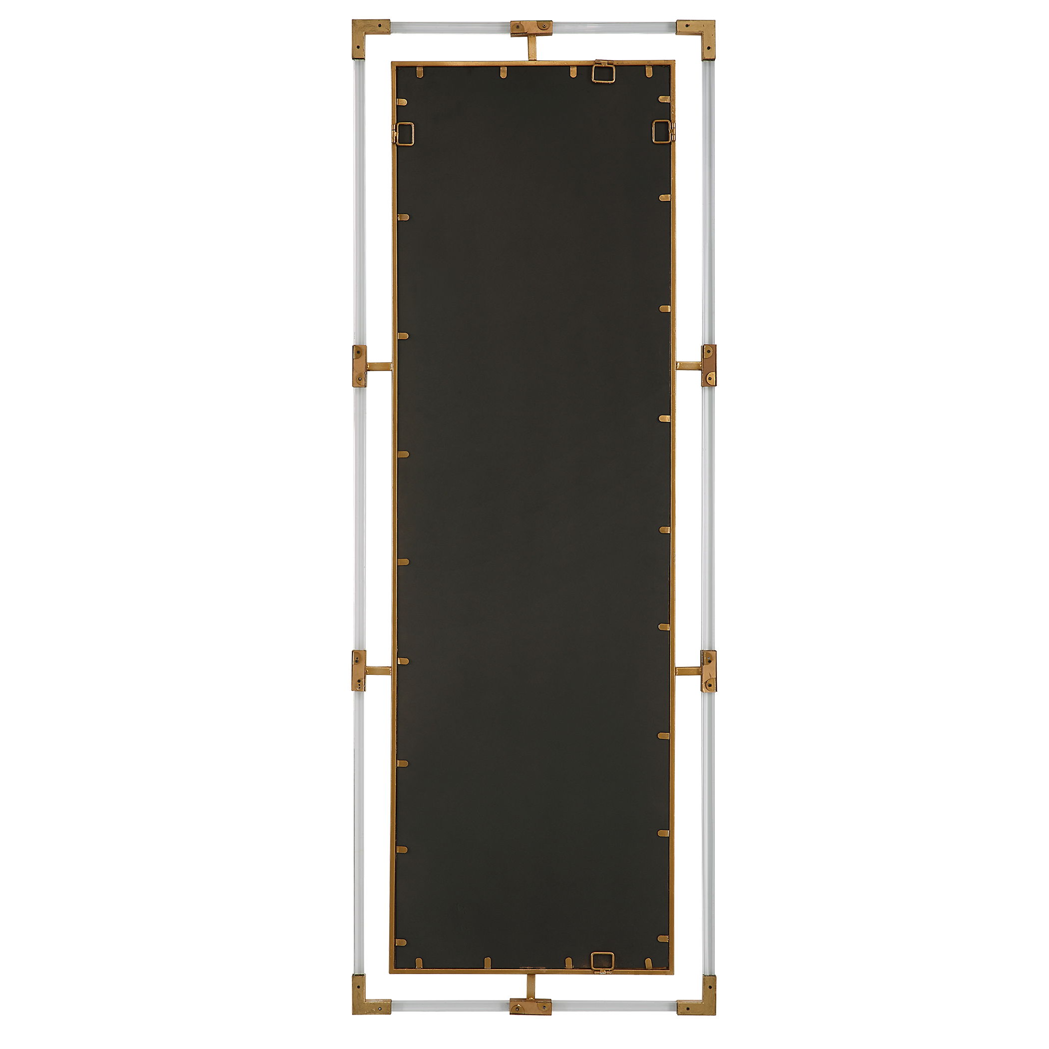 Balkan Gold Tall Mirror, by Uttermost, 27.5" width x 75" height x 1.12" depth View 8