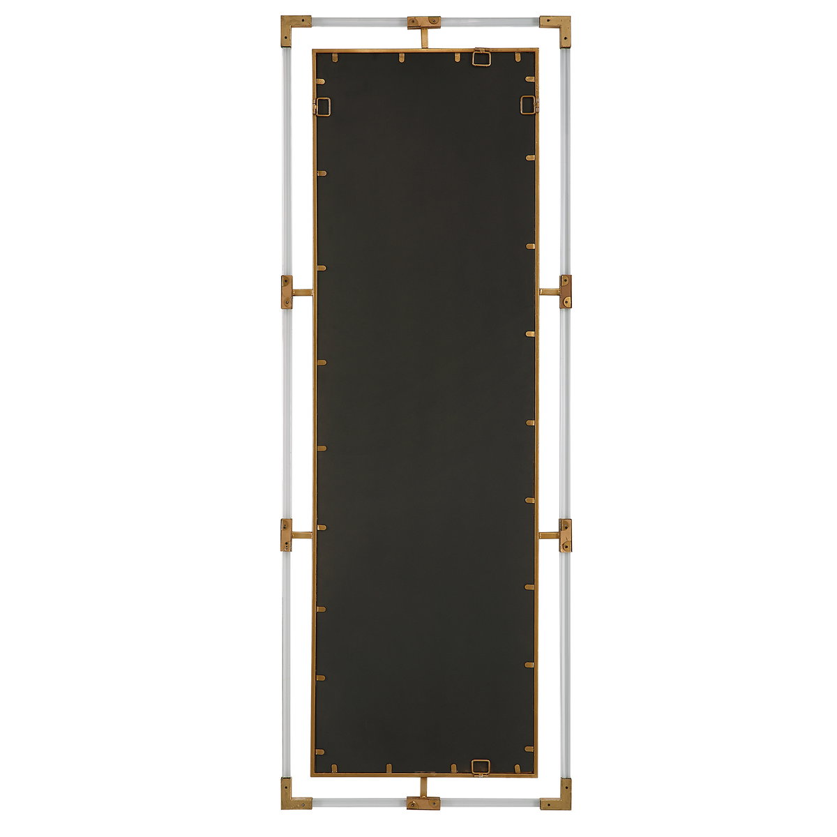 Balkan Gold Tall Mirror, by Uttermost, 27.5" width x 75" height x 1.12" depth View 8