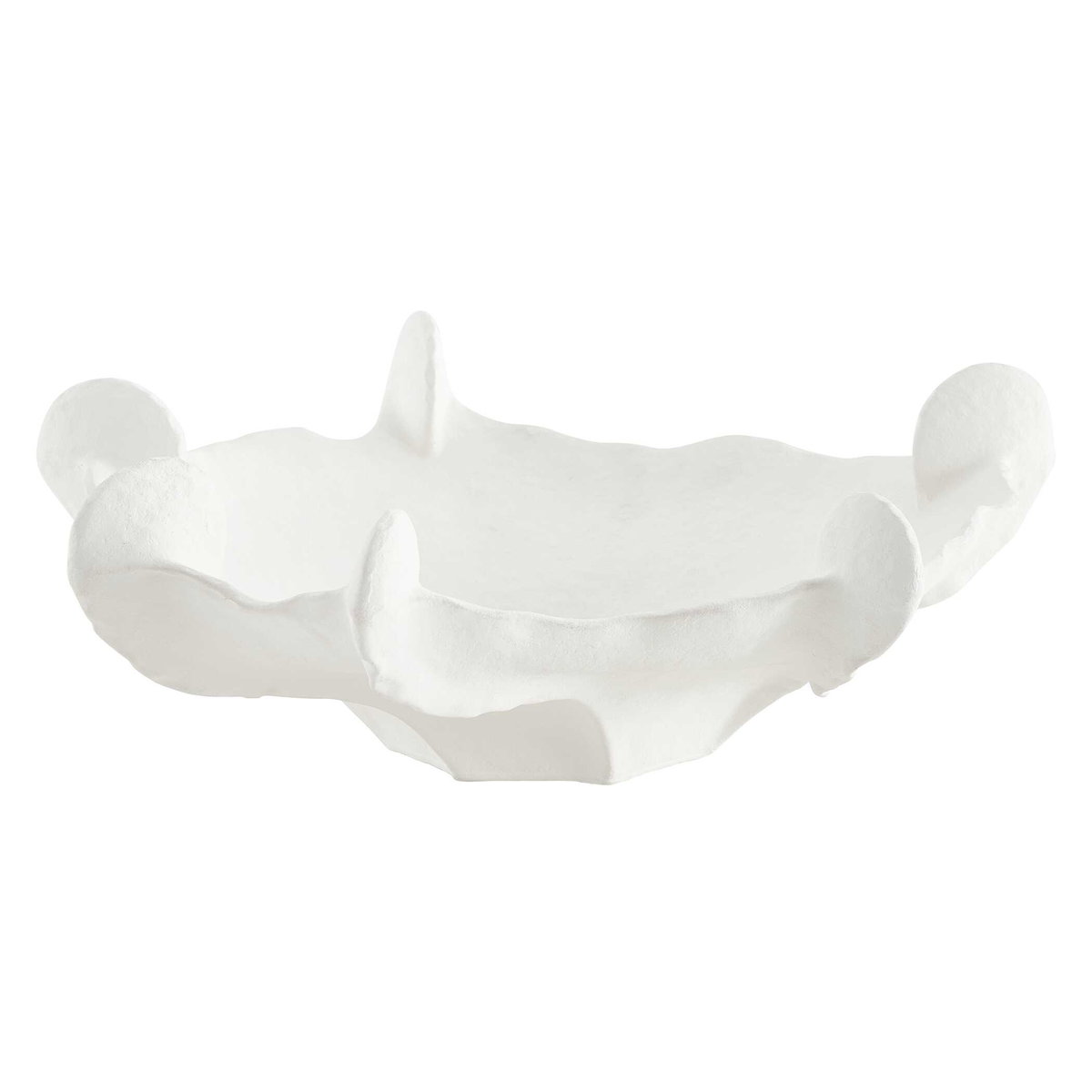 Coral Mirage White Outdoor Bowl, Decorative by Uttermost, 20.08" width x 20" height x 7" depth View 3