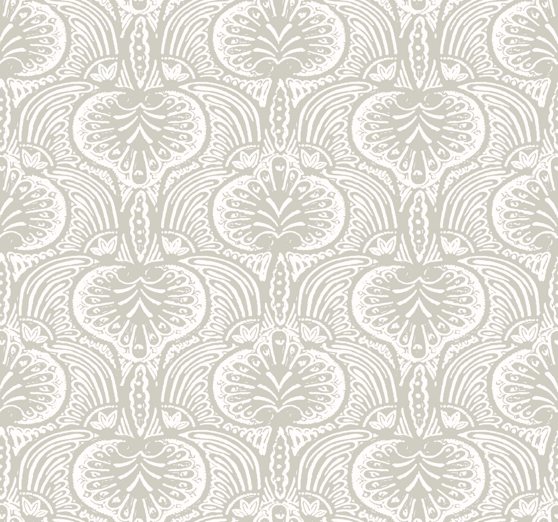 Lotus Palm Grey Wallpaper Lotus Palm Grey Wallpaper large image