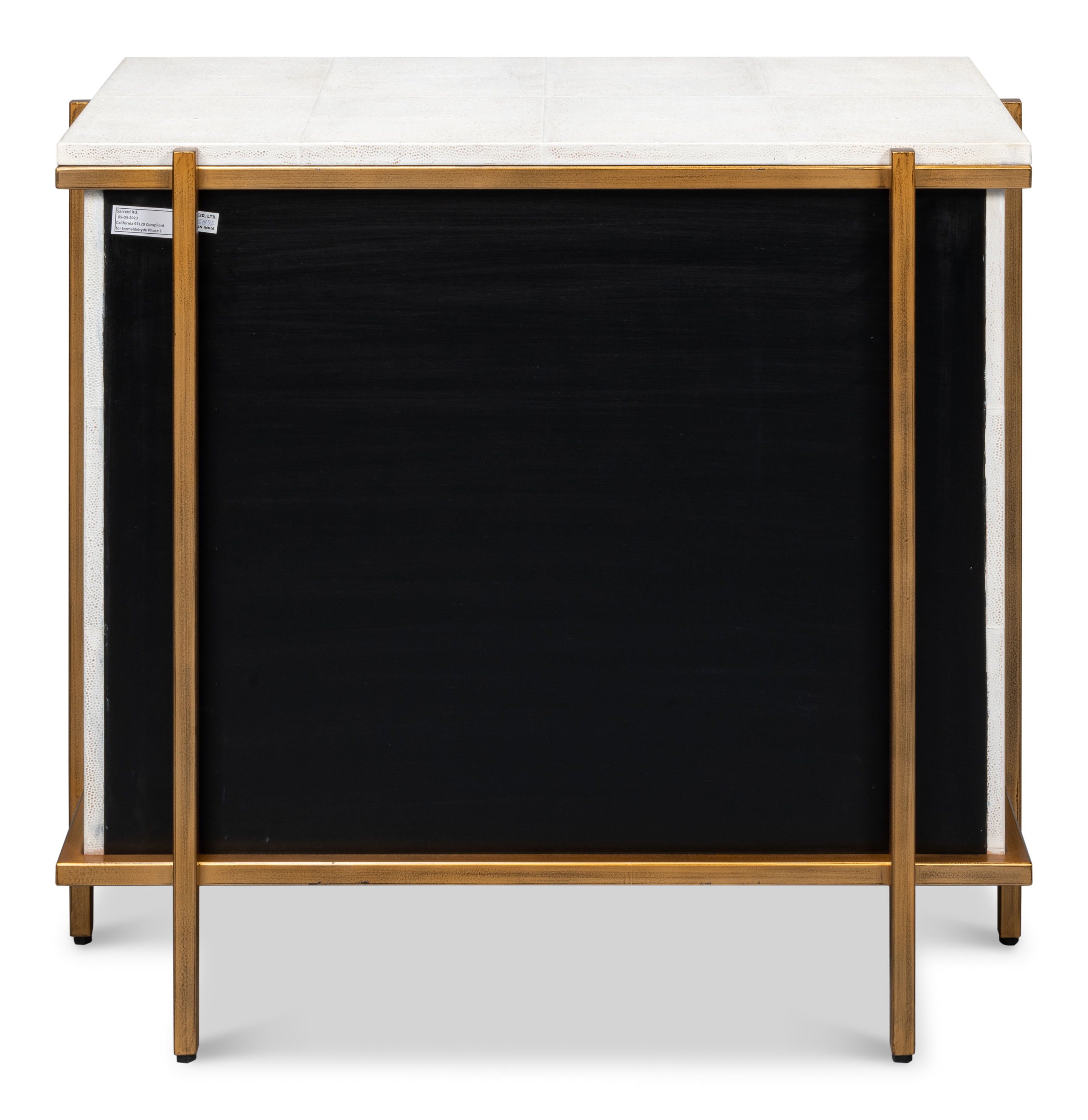 Blakely Night Stand, Osprey White, Nightstand by Sarreid, 34" length x 19" width x 31" height View 3