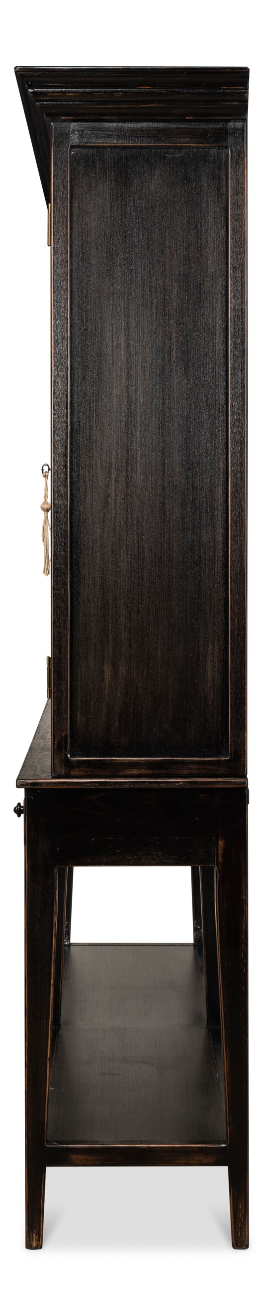 Beacon Hill Display Case  Ebony, by Sarreid, 1'5" length x 7'4" width x 7'1" height View 4