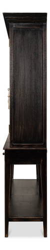 Beacon Hill Display Case  Ebony, by Sarreid, 1'5" length x 7'4" width x 7'1" height thumbnail 4