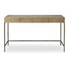 Aristotle Natural Wood Modern Desk, Furniture by Uttermost, 52" width x 30" height x 20" depth thumbnail 1